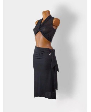 Galarina Latin Dance Floral Training Skirt